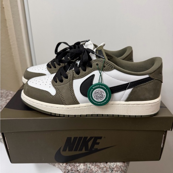 Nike Shoes - Woman’s Nike Air Jordan 1 Low - medium olive